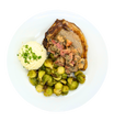 Pork Chops with Apple Rosemary Sauce