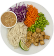 Tofu Peanut Noodle Bowl
