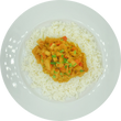 Red Lentil & Chickpea Curry with Apple Mango Chutney
