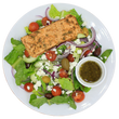 Greek Salad with Salmon