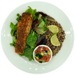 Alaskan Wild-Caught Salmon with Watermelon Salad