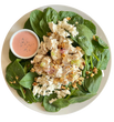 Strawberry Poppyseed Chicken Salad with Spinach