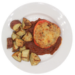 Stuffed Red Peppers & Roasted Potatoes