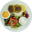 Greek Mezze Bowl with Falafel