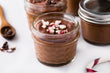 Raw Chocolate PEPPERMINT Mousse with Ganache Topping