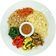 Korean Pork Bibimbap with Cauliflower Rice