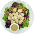 Thai Chicken Salad with Creamy Ginger Almond Dressing